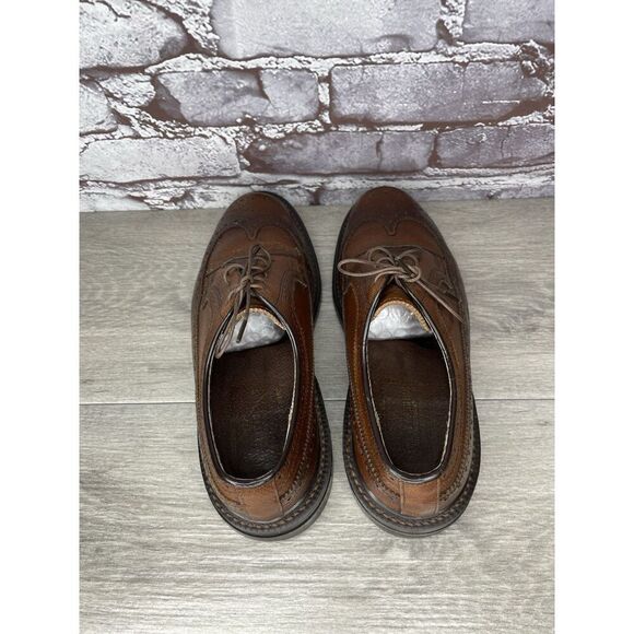 O\'Sullivan Wingtip Brogue Brown Leather Oxfords Dress Shoes Men’s Sz 6D US/39EU main image 8